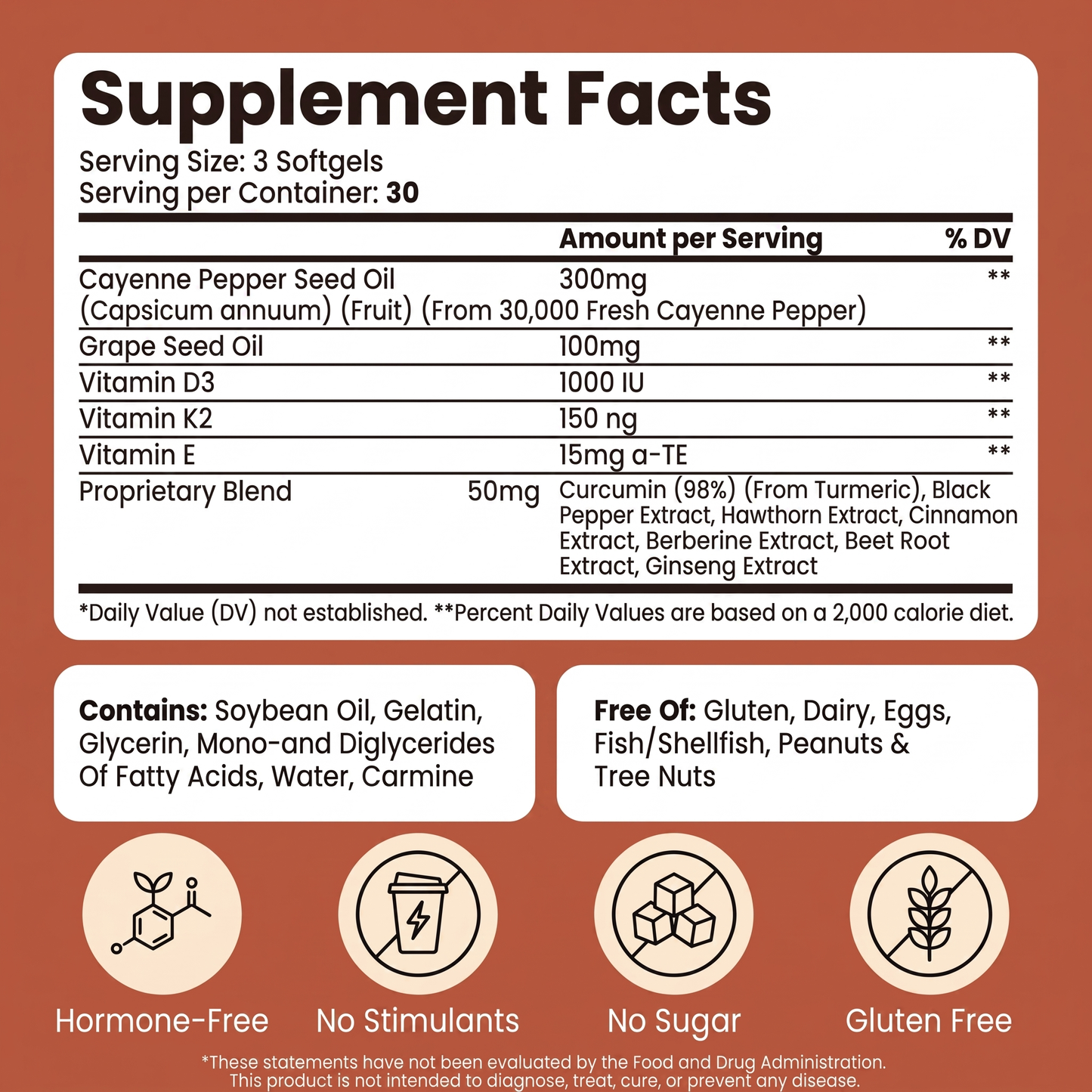 Celvine Cayenne Complex - 3mg Active Capsaicin