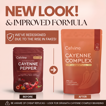 Celvine Cayenne Complex - 3mg Active Capsaicin